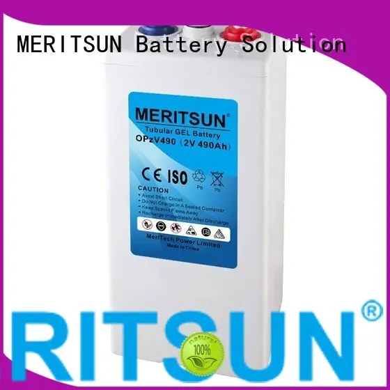 MERITSUN Brand gel vrla gel battery tubular supplier 1
