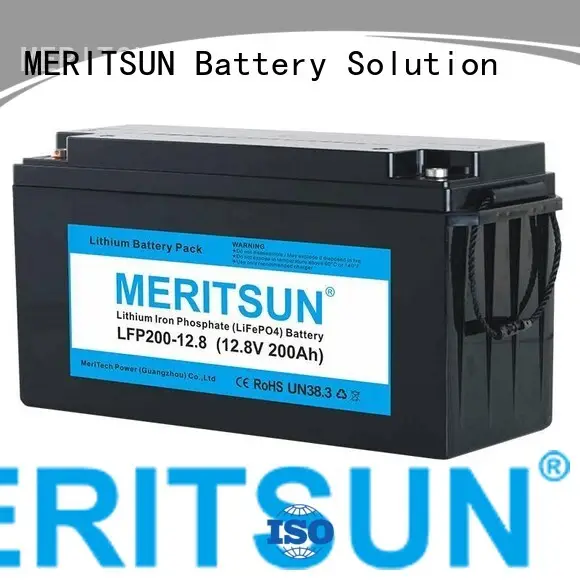Wholesale lcd lifepo4 battery price 1c MERITSUN Brand 1