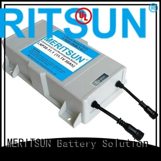 long linicomno2 solar street light lithium battery integrated rechargeable MERITSUN company 1