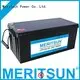 256v 12v lcd MERITSUN Brand lifepo4 battery price factory 1