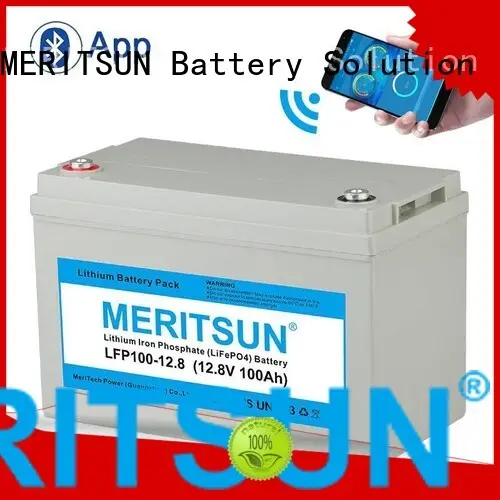 phosphate lifepo4 battery lifepo4 deep MERITSUN company 1