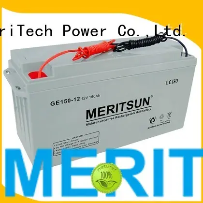 vrla gel battery cycle tubular flooded MERITSUN Brand opzv battery 1