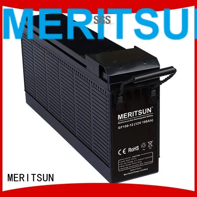 tubular deep MERITSUN Brand vrla gel battery factory 1