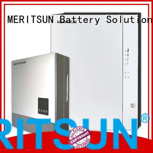 MERITSUN Brand integrated rechargeable custom lithium ion battery for solar street light6 1