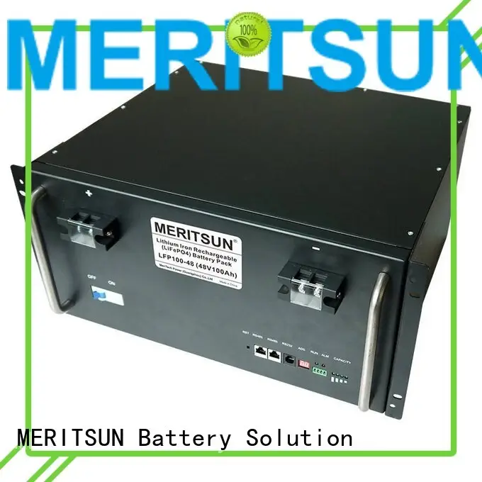 50ah phosphate storage battery energy storage system energy MERITSUN 1
