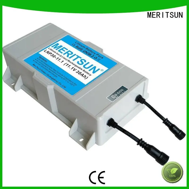 12V 30Ah solar street light cost low-carbon for garden MERITSUN 1