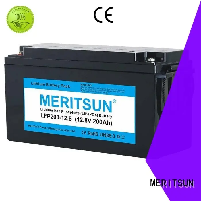 lifepo4 battery 12v 200ah solar for home use MERITSUN 1