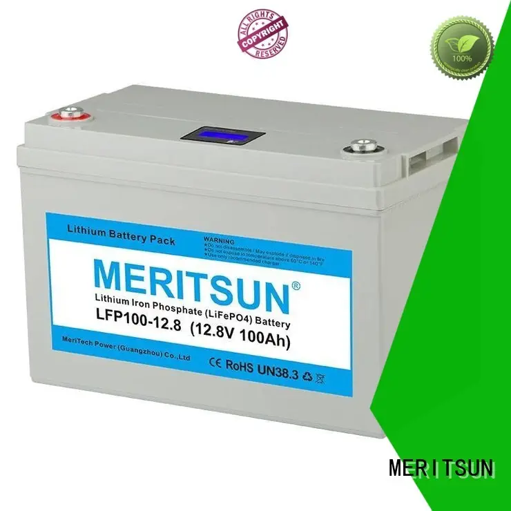 MERITSUN deep cycle lithium iron phosphate battery series for house 1
