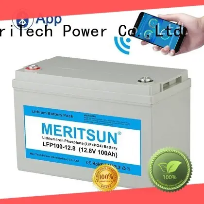 MERITSUN deep cycle lithium ion polymer battery for home use 1