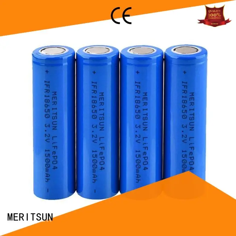 buy li ion battery customized for flashlight MERITSUN 1