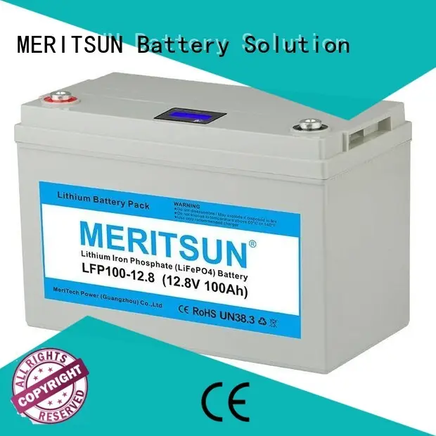 MERITSUN 24v lifepo4 battery customized for building 1