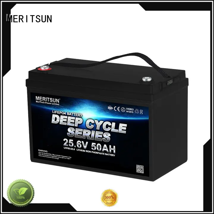 MERITSUN 24v lifepo4 battery supplier for building 1