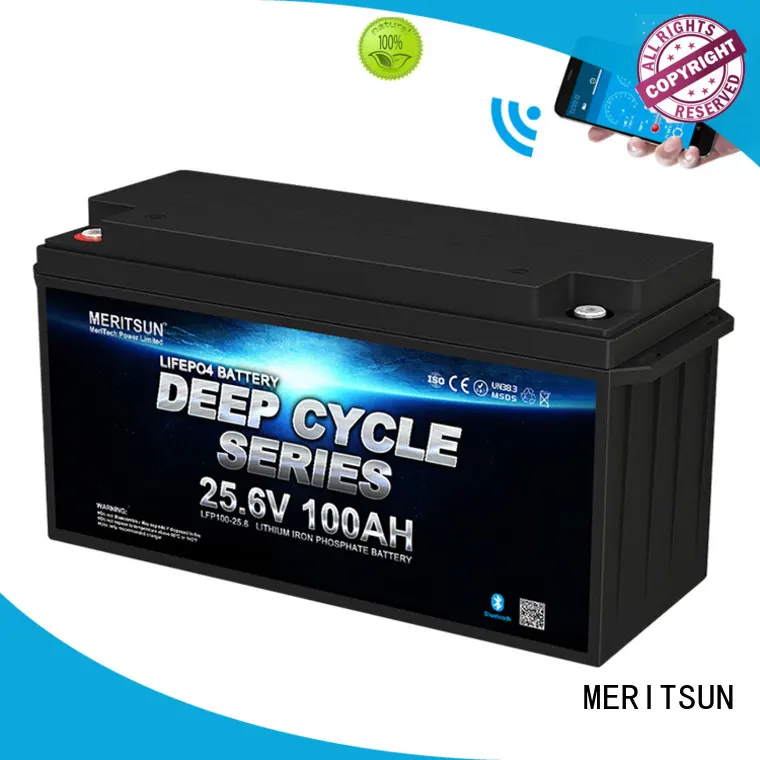 MERITSUN rechargeable lithium ion polymer battery wholesale for villa 1