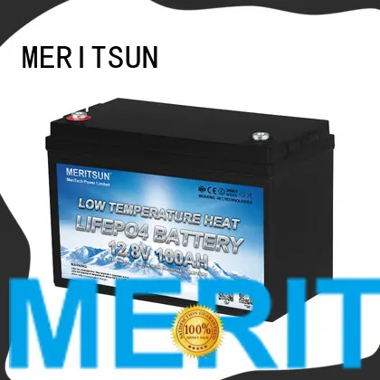 MERITSUN latest low temperature lithium battery supply for house 1