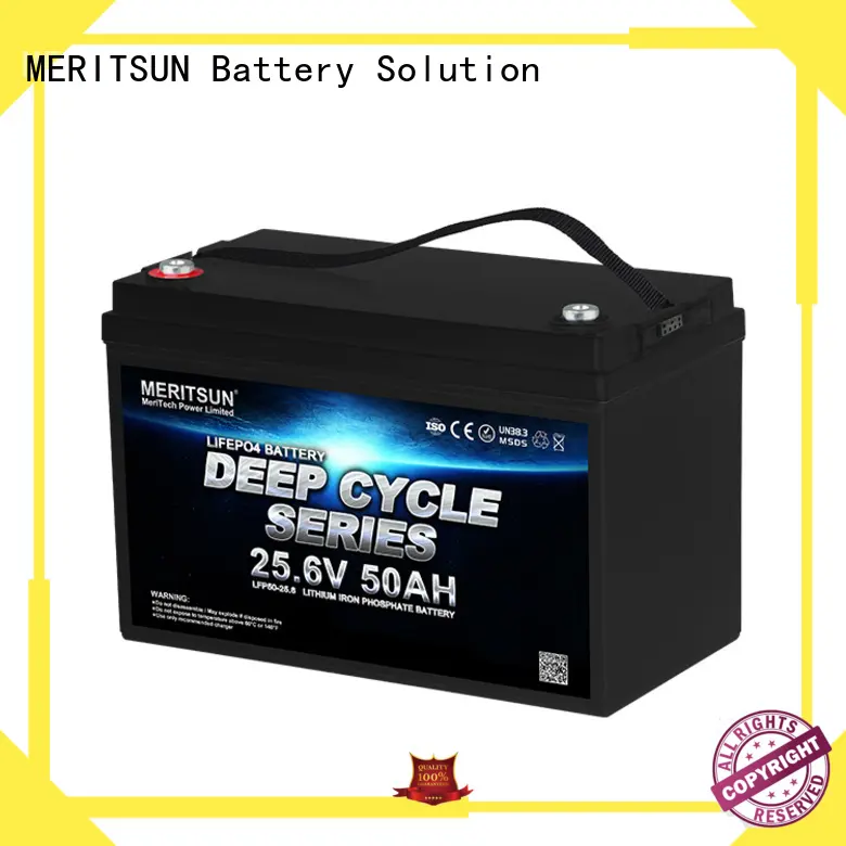 MERITSUN rechargeable lithium iron battery series for house 1