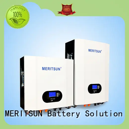 MERITSUN Hybrid inverter powerwall battery customized for energy storage 1