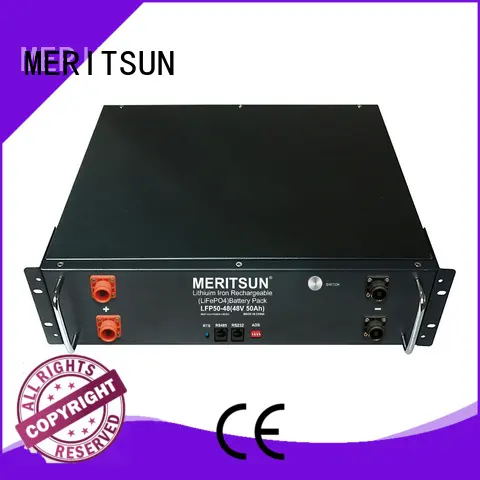 MERITSUN lifepo4 lithium storage battery systems customized for residential 1