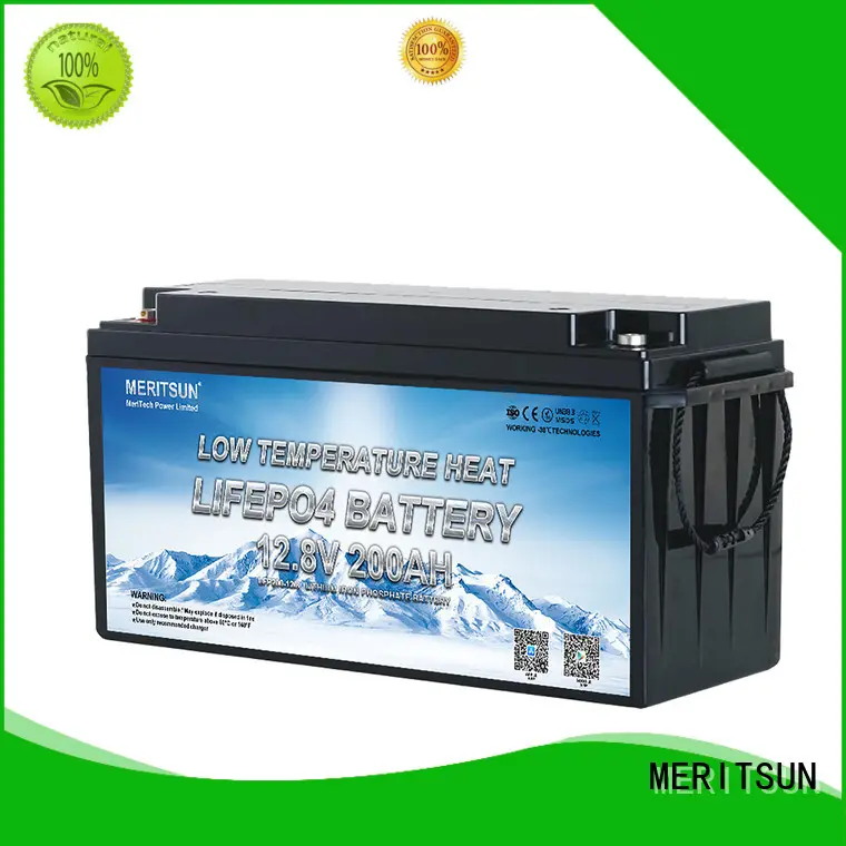 MERITSUN low temperature lithium battery company for streetlight 1