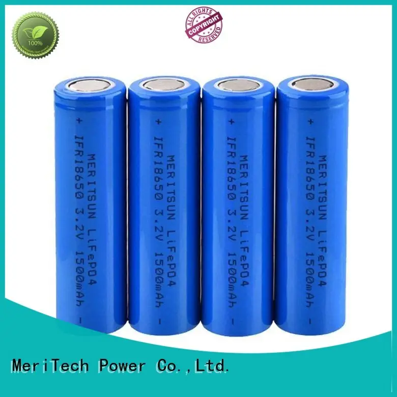 MERITSUN high drain 18650 lithium ion cells customized for power bank 1