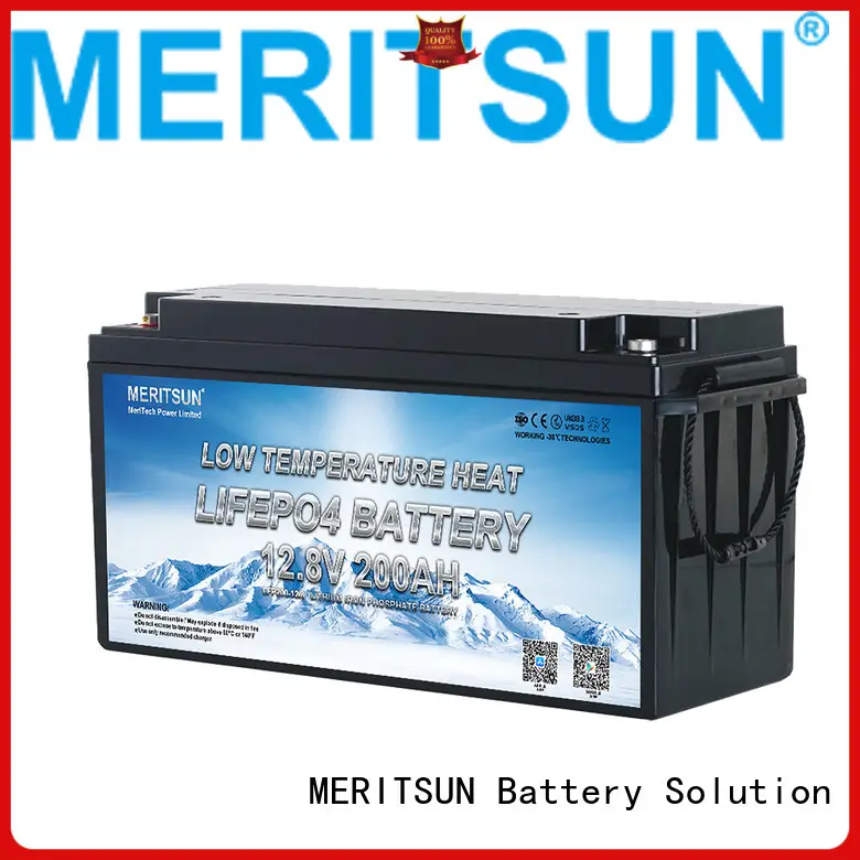 MERITSUN wholesale low temperature lithium battery for business for streetlight 1