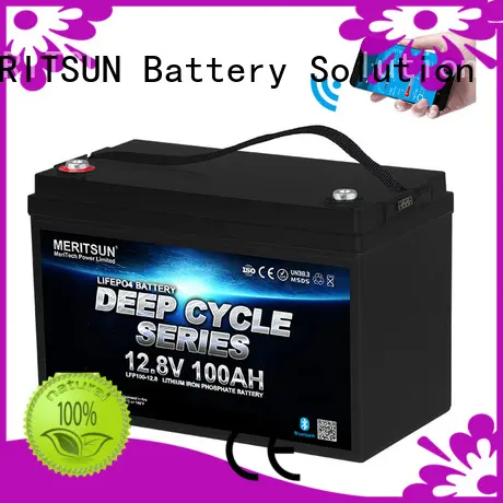 MERITSUN lithium battery with bluetooth suppliers for boat 1