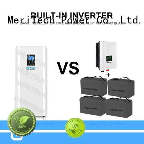 MERITSUN rechargeable home battery backup wholesale for family 1