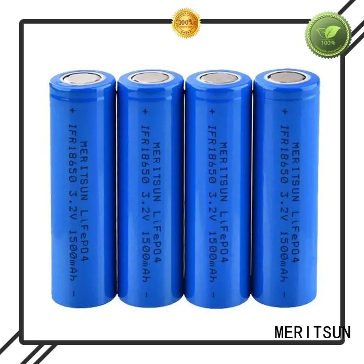 MERITSUN environment friendly 18650 li ion cells factory direct supply for telecom 1