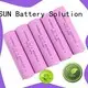 MERITSUN long-run cost 18650 li ion cells customized for flashlight 1