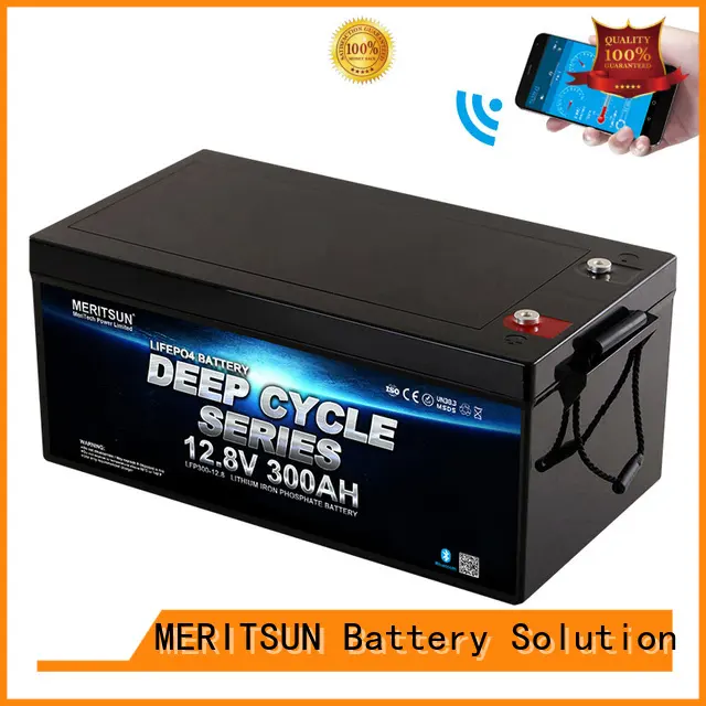MERITSUN new lithium battery with bluetooth factory for solar street light 1