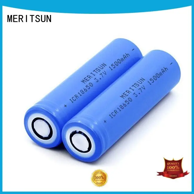 MERITSUN high energy density small lithium ion battery customized for flashlight 1