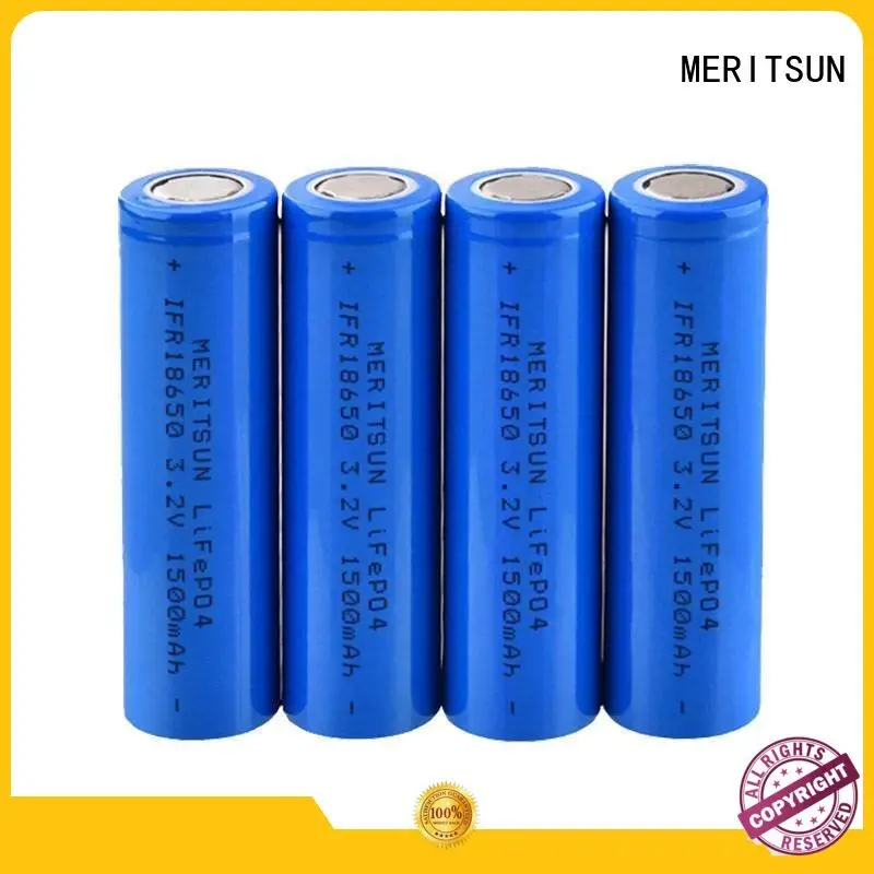 MERITSUN 18650 lithium ion cells customized for solar 1