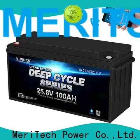 MERITSUN lithium battery with bluetooth supply for solar street light 1