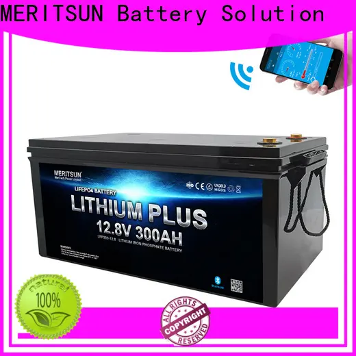 MERITSUN bluetooth lithium battery with good price for solar street light 1