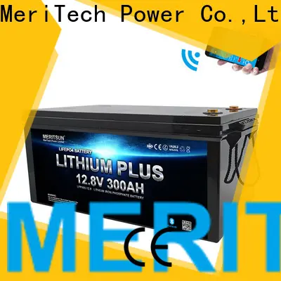 MERITSUN bluetooth lithium battery supply for solar street light 1