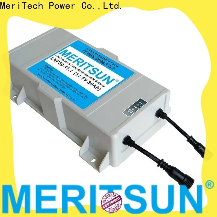 MERITSUN custom lithium battery for solar lights with good price outdoor 1