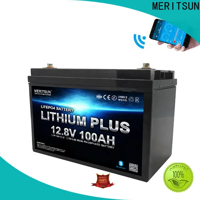 MERITSUN lithium battery with bluetooth with good price for boat 1