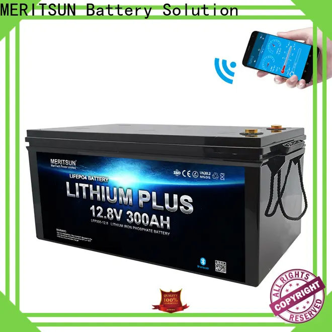MERITSUN lithium battery with bluetooth supply for robot 1