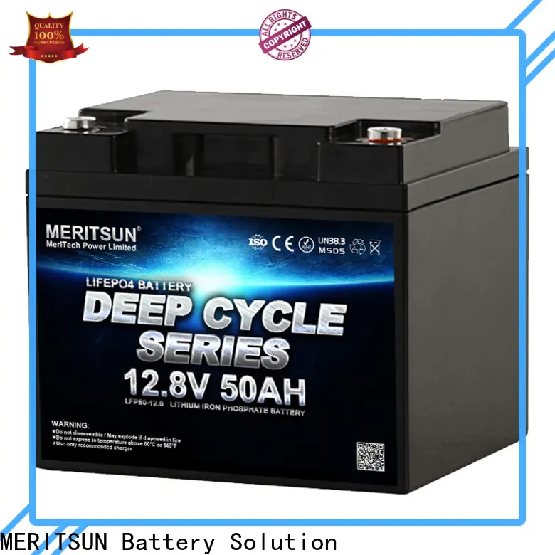 MERITSUN top lifepo4 battery 12v supplier for villa 1