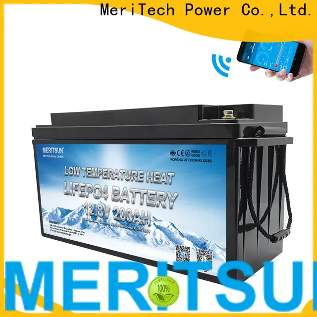 MERITSUN low temperature lithium battery company for car 1