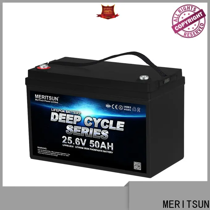 MERITSUN wholesale lifepo4 battery 12v series for home use 1