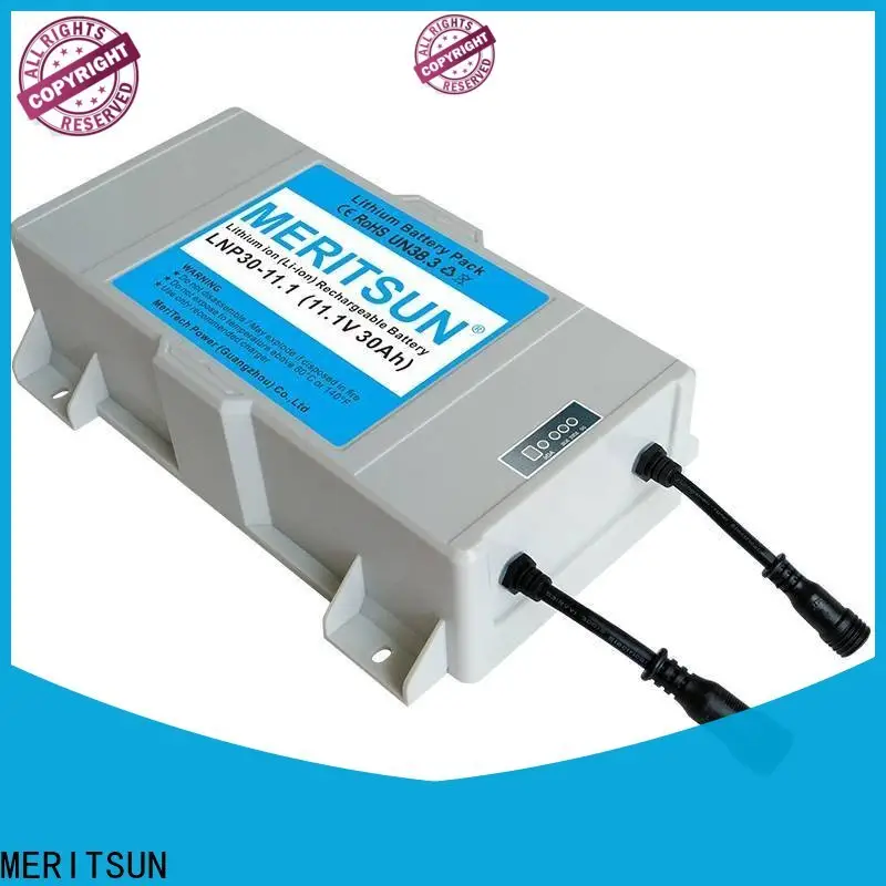 MERITSUN solar street light with battery series for garden 1