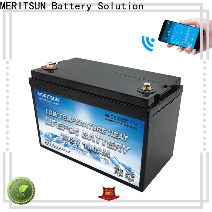 MERITSUN new lithium battery low temperature supply for streetlight 1