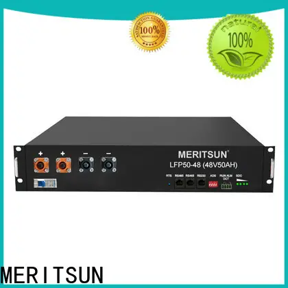 MERITSUN easy to install storage battery systems factory direct supply for base transceiver station 1