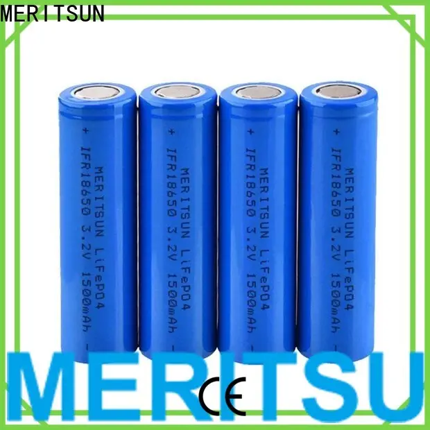 MERITSUN best 18650 high drain battery factory direct supply for power bank 1