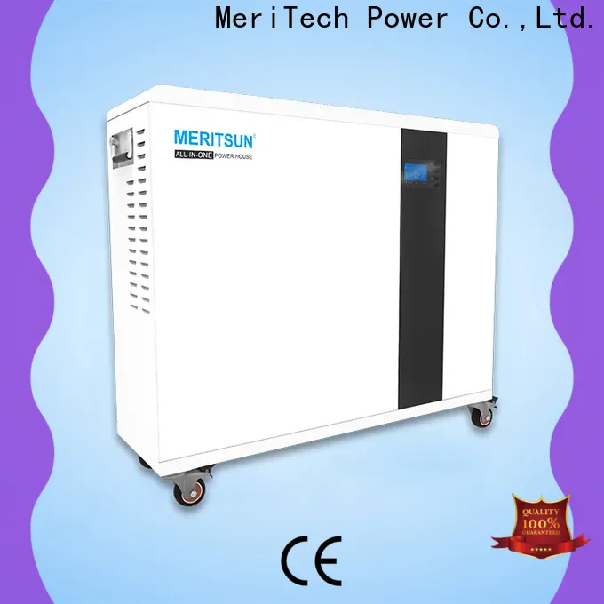 MERITSUN all-in-one home battery backup factory for TV 1