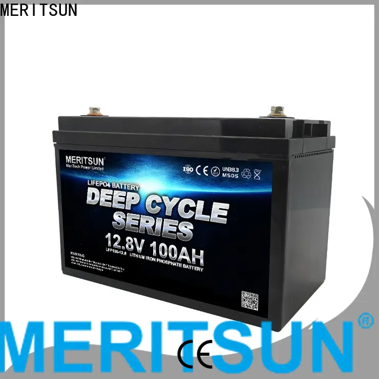MERITSUN lifepo4 battery 12v 200ah with good price for villa 1