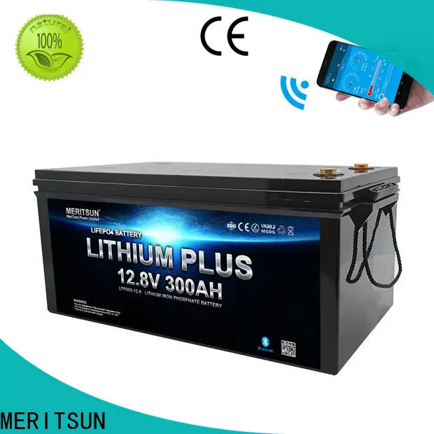 MERITSUN bluetooth lithium battery manufacturers for solar street light1 1