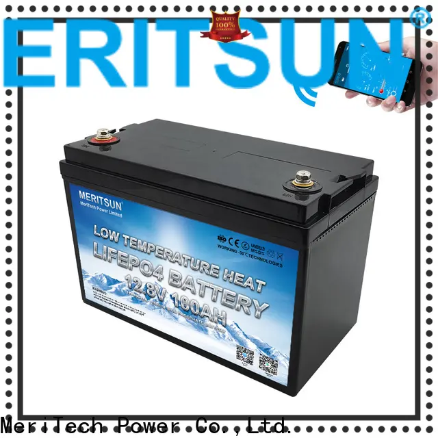 MERITSUN high-quality lithium battery low temperature supply for streetlight 1