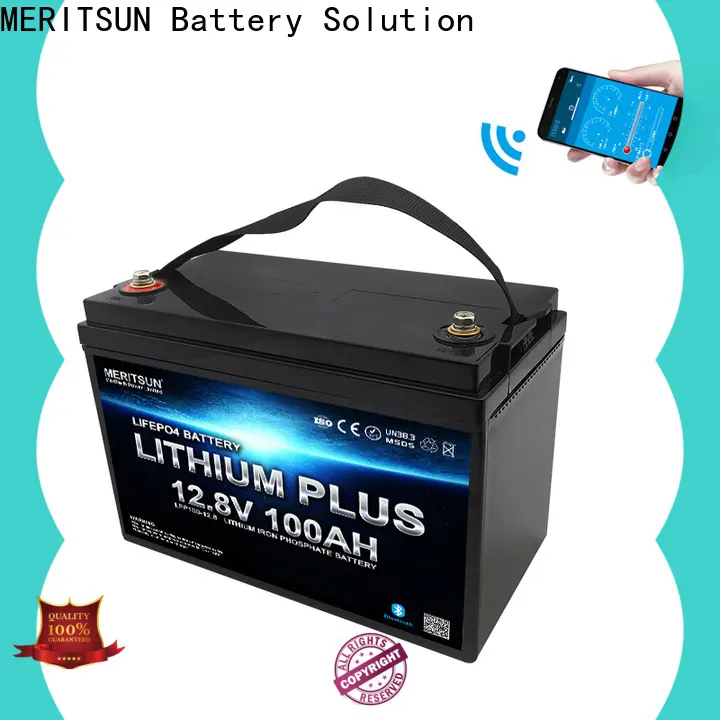MERITSUN bluetooth lithium battery with good price for boat 1
