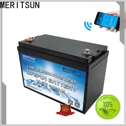 MERITSUN high-quality low temperature lithium battery manufacturers for car 1